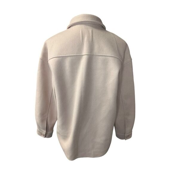 Avec Les Filles Oversized Woven Shacket in Blush Medium - Picture 7 of 13